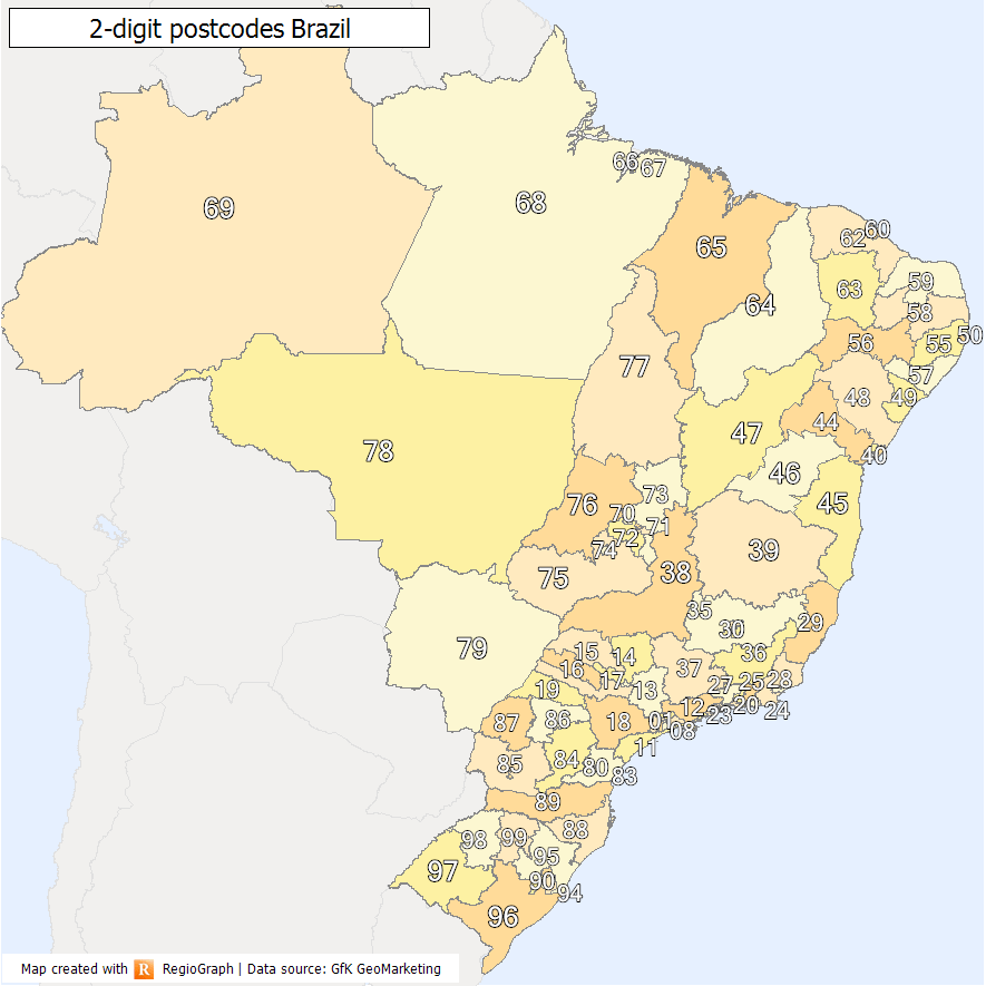 Postal Codes In Brazil