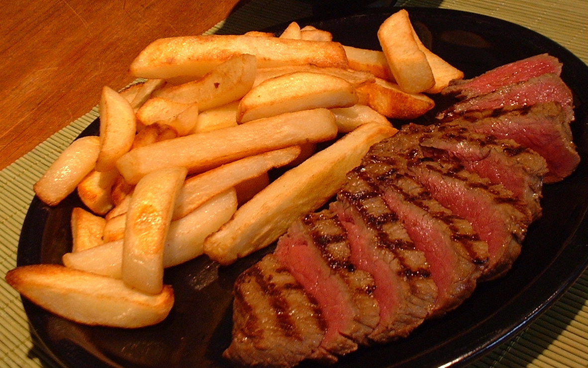 FileSteak and fries.jpeg Wikimedia Commons