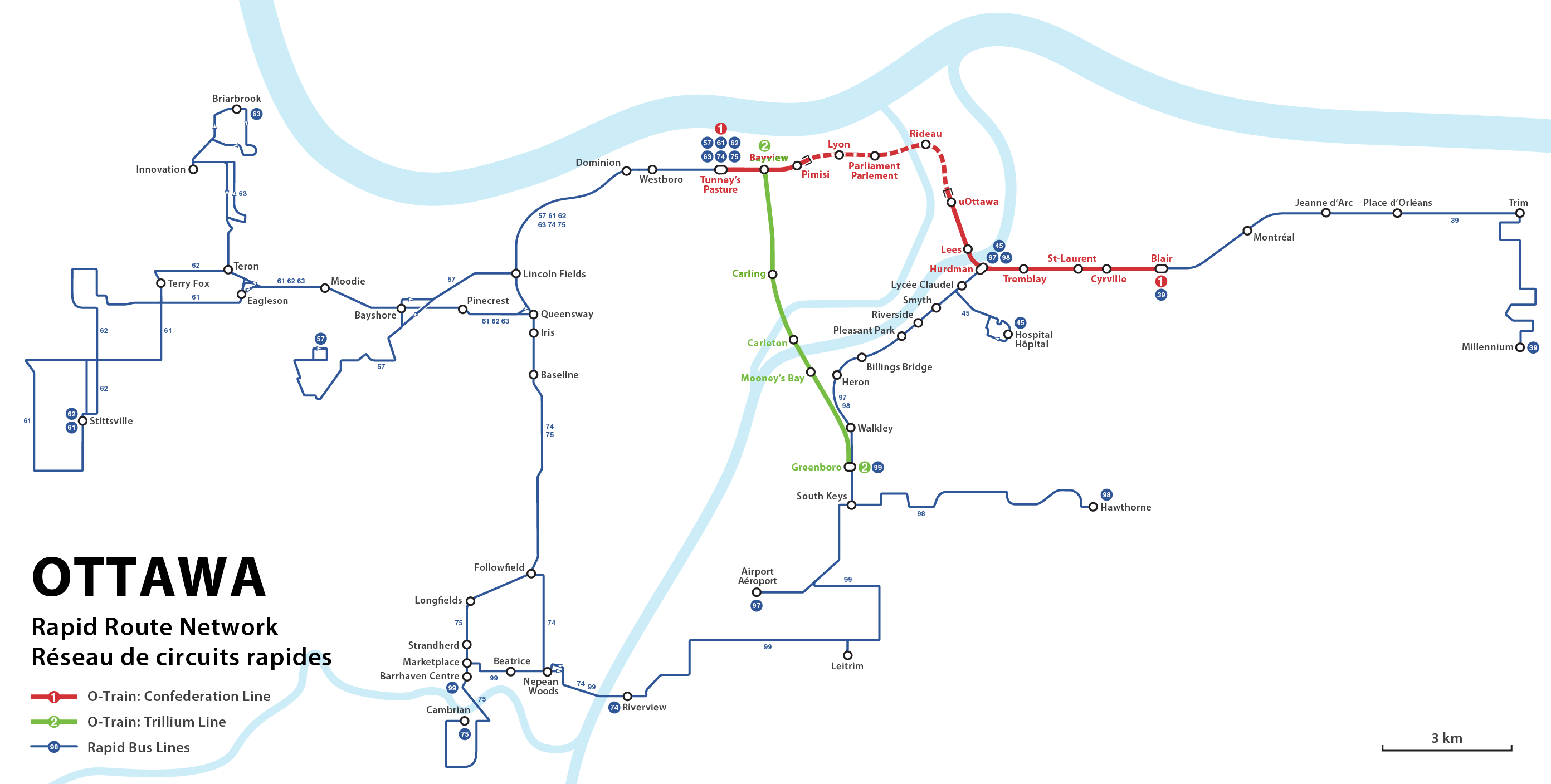 57 Ride On Bus Schedule Transitway (Ottawa) - Wikipedia