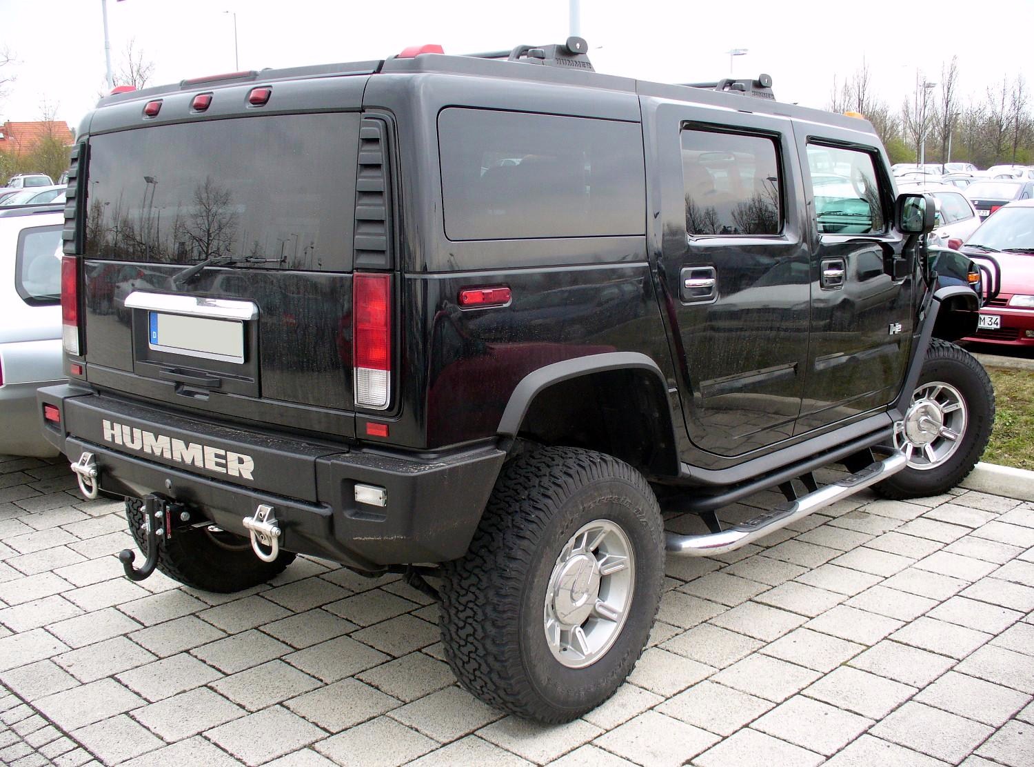 FileHummer H2 Heck.JPG Wikimedia Commons