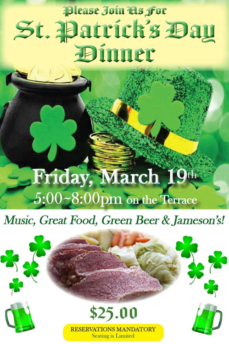 St. Patrick's Day Dinner