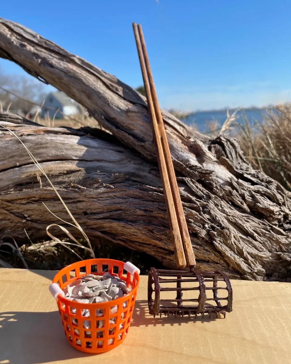 Oyster Tongs (Hand Tongs) Blackway Boat Models