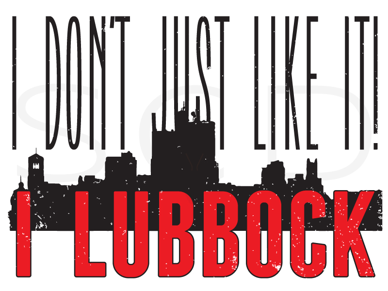 Lubbock TShirt Design