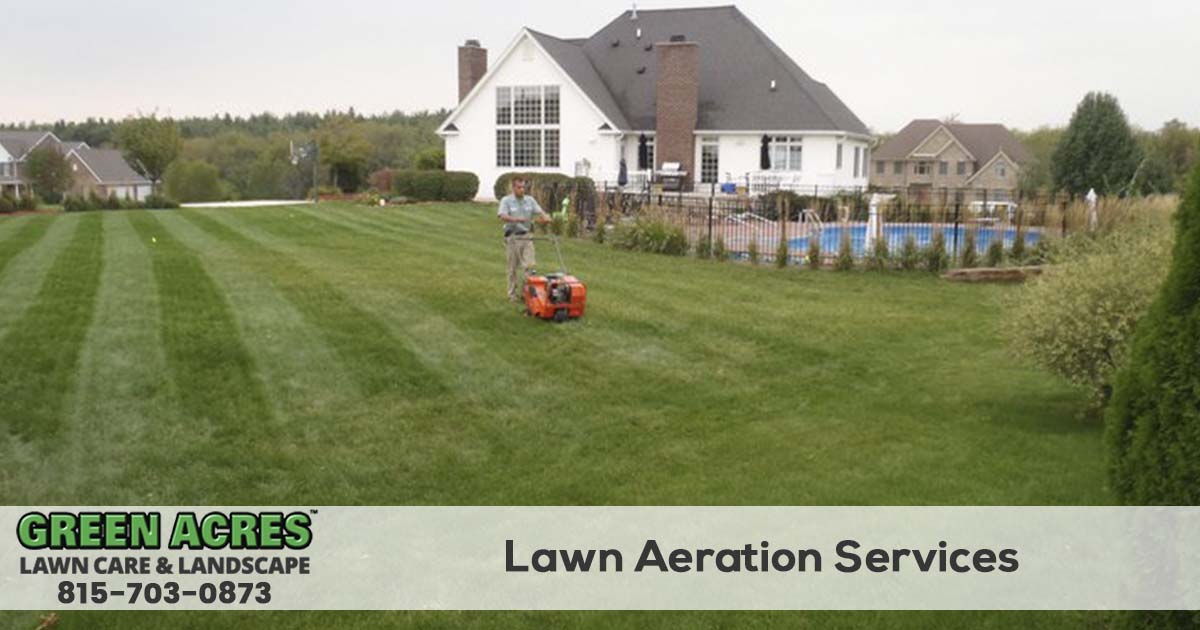 Core Aeration Service Green Acres Lawn Care & Landscaping Group