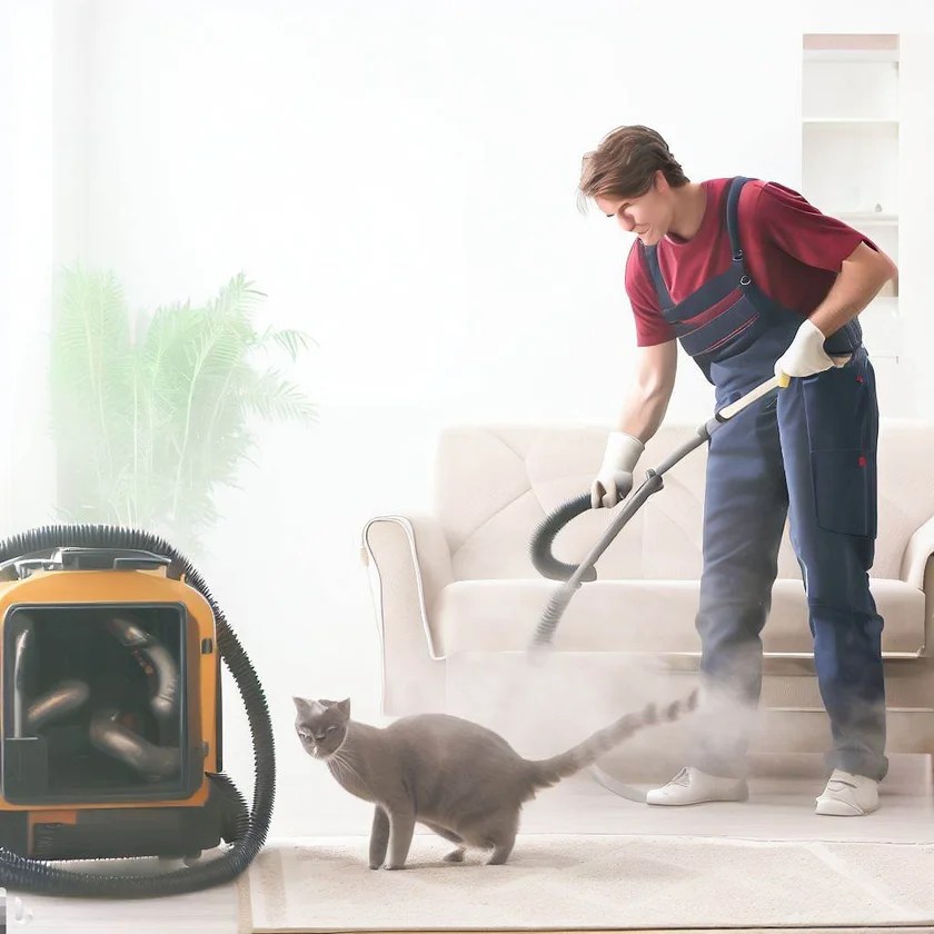 Steam Power How to Thoroughly Clean Your Home When Your Cat Has Worms