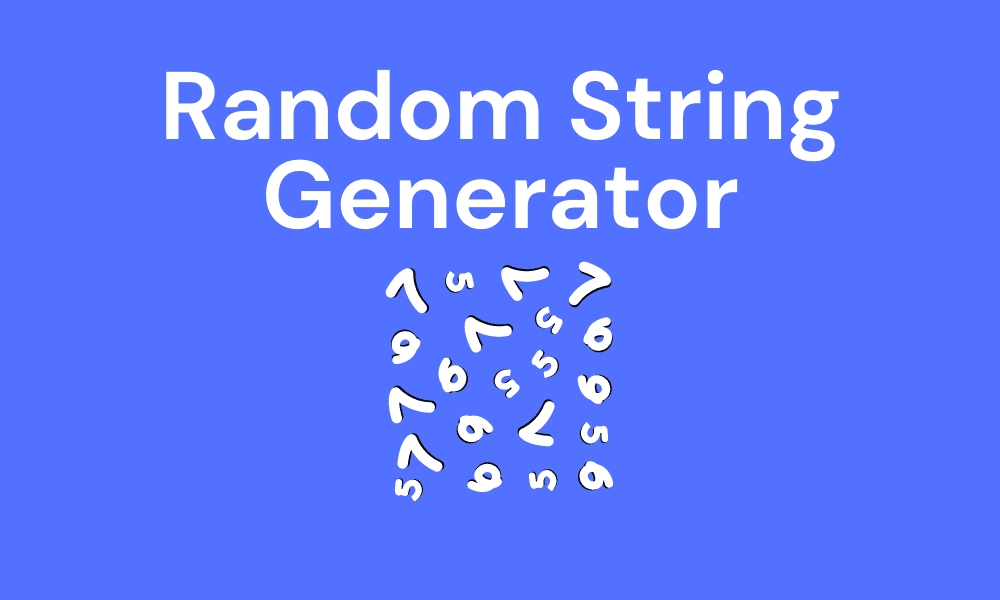 Random String Generator Easly Build Unique ID