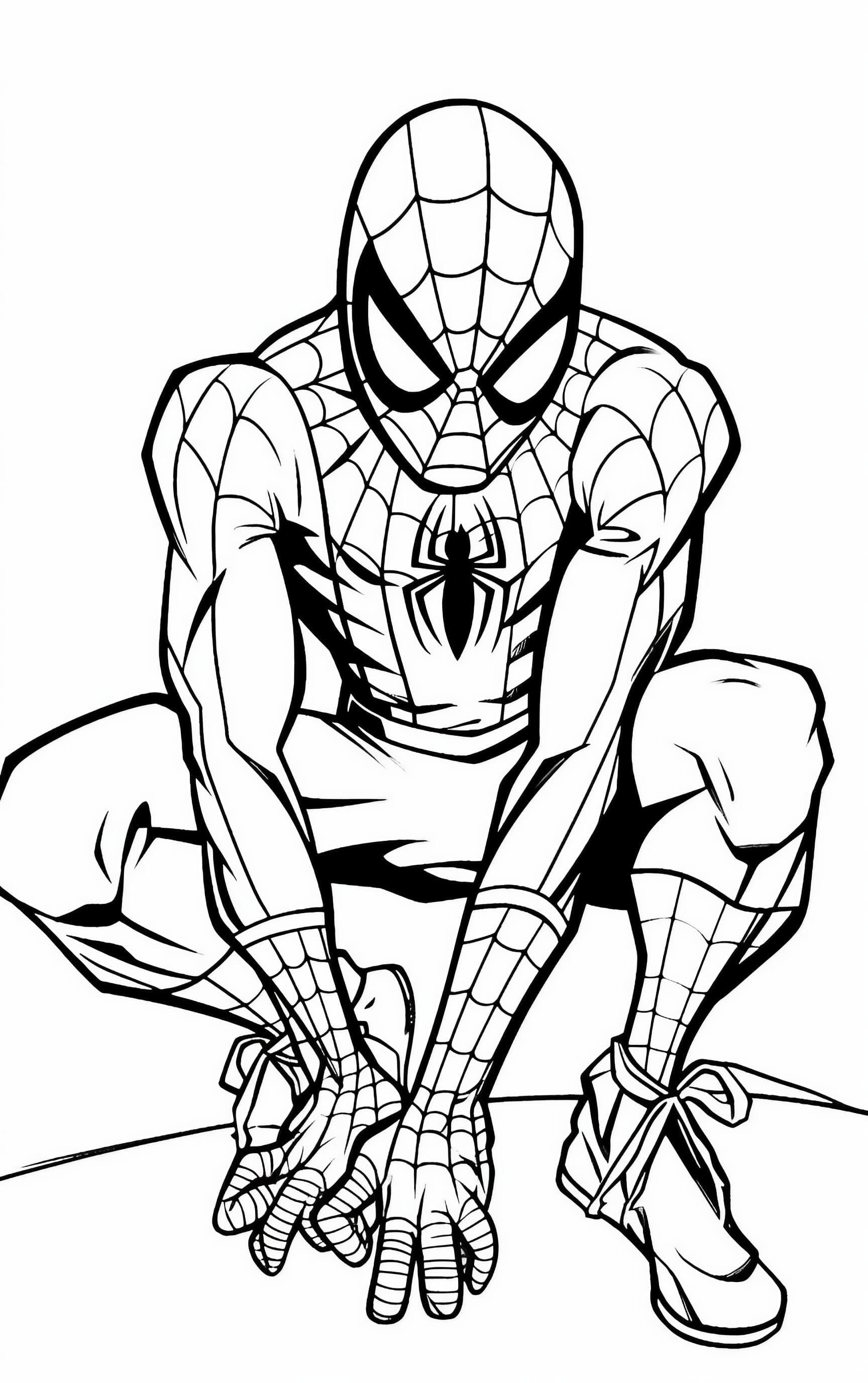 +50 Spiderman Coloring Pages for Free (Printable)