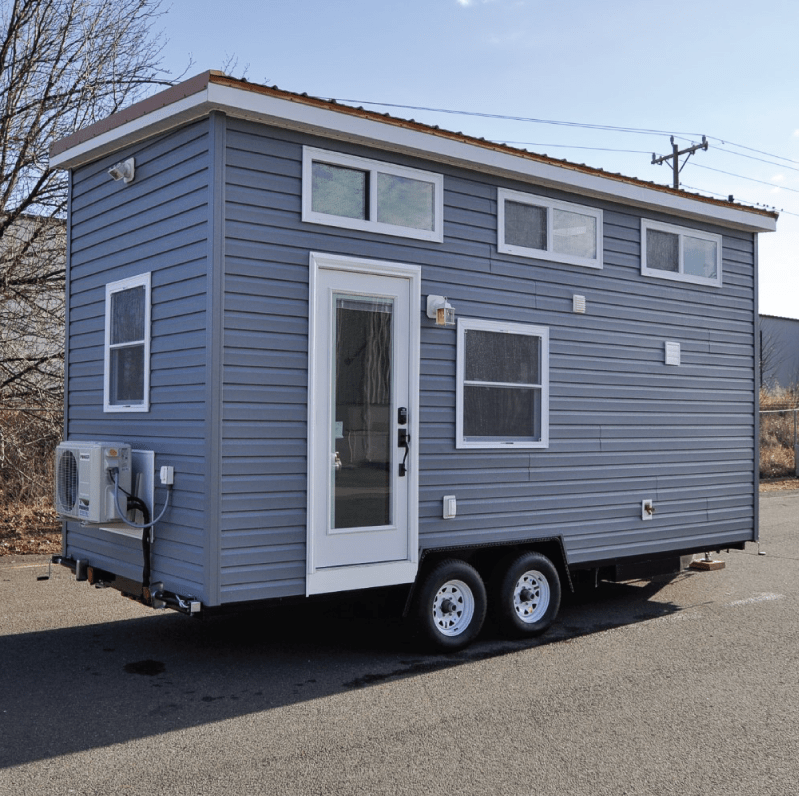Custom portable tiny houses on wheels for sale.