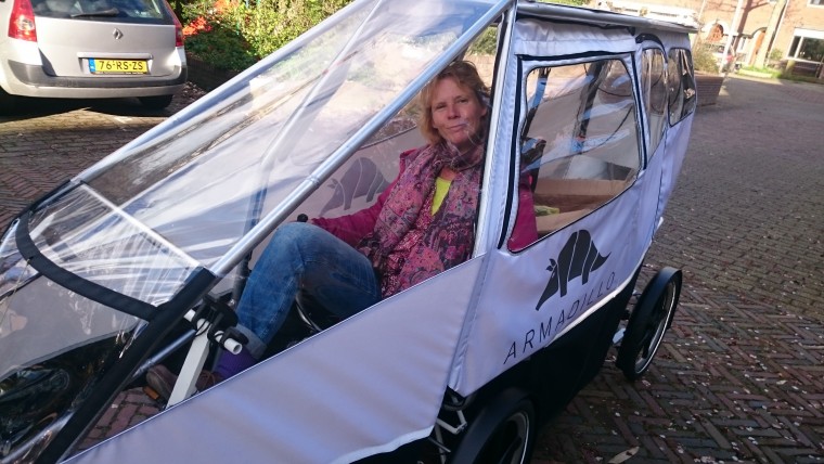 Along the Rhine in the Armadillo, a solar and muscle powered