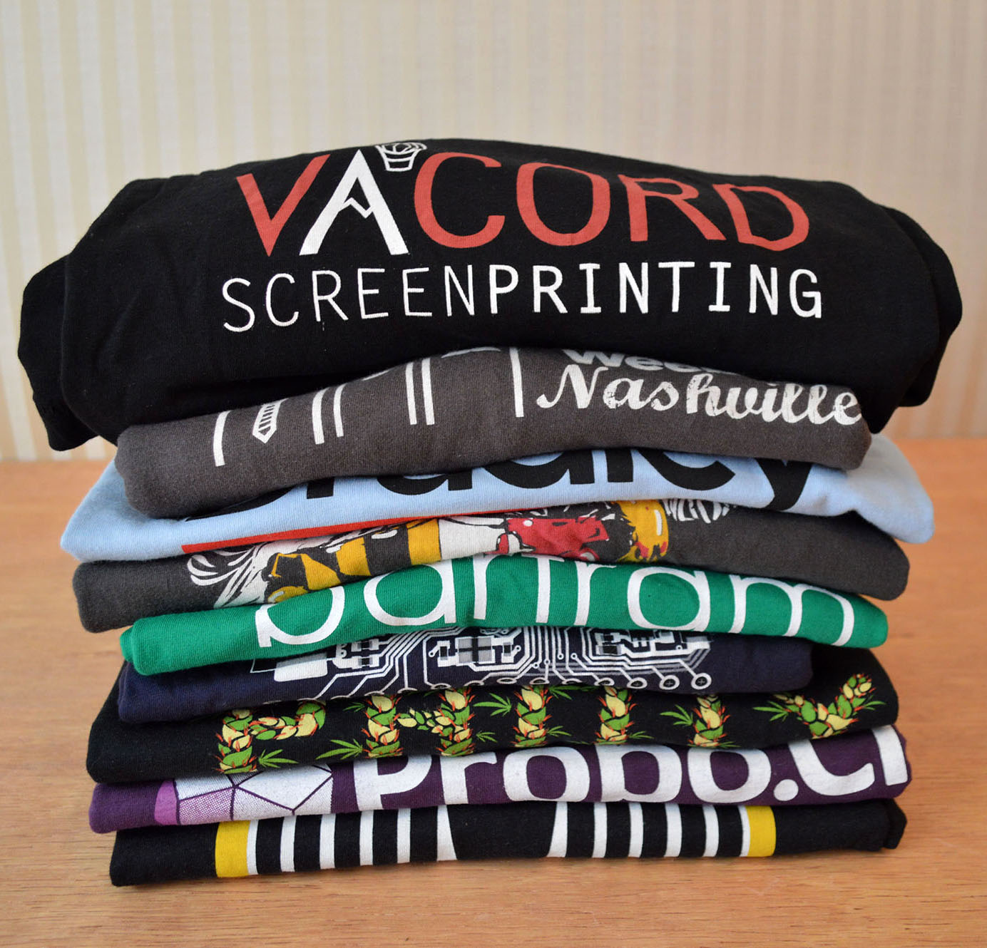 Custom Screen Printing, high quality, easy and affordable Vacord