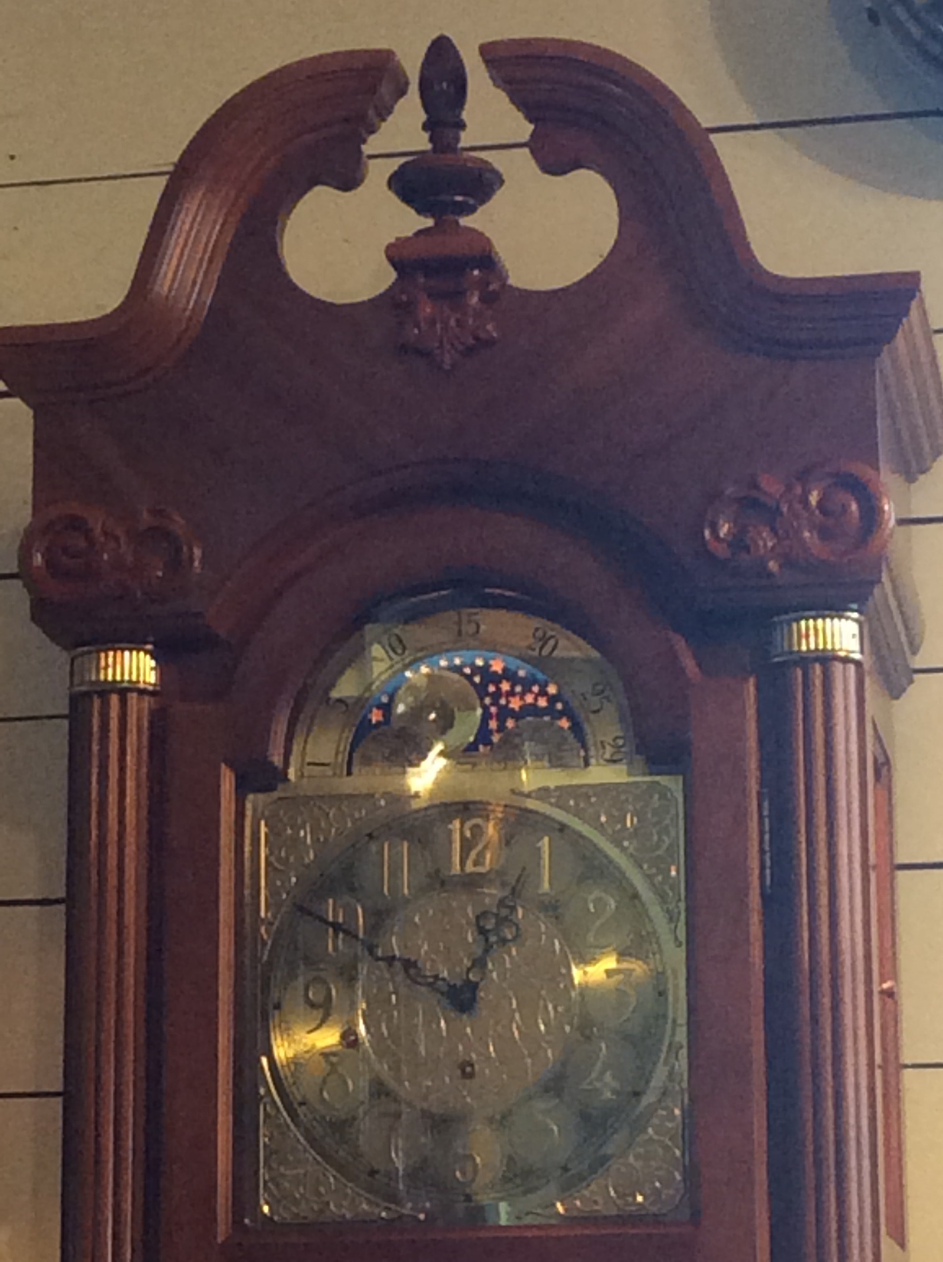 Ridgeway Floral Grandfather Clock SOLD
