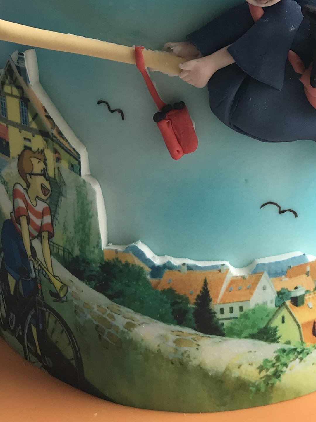 Kiki's delivery service cake