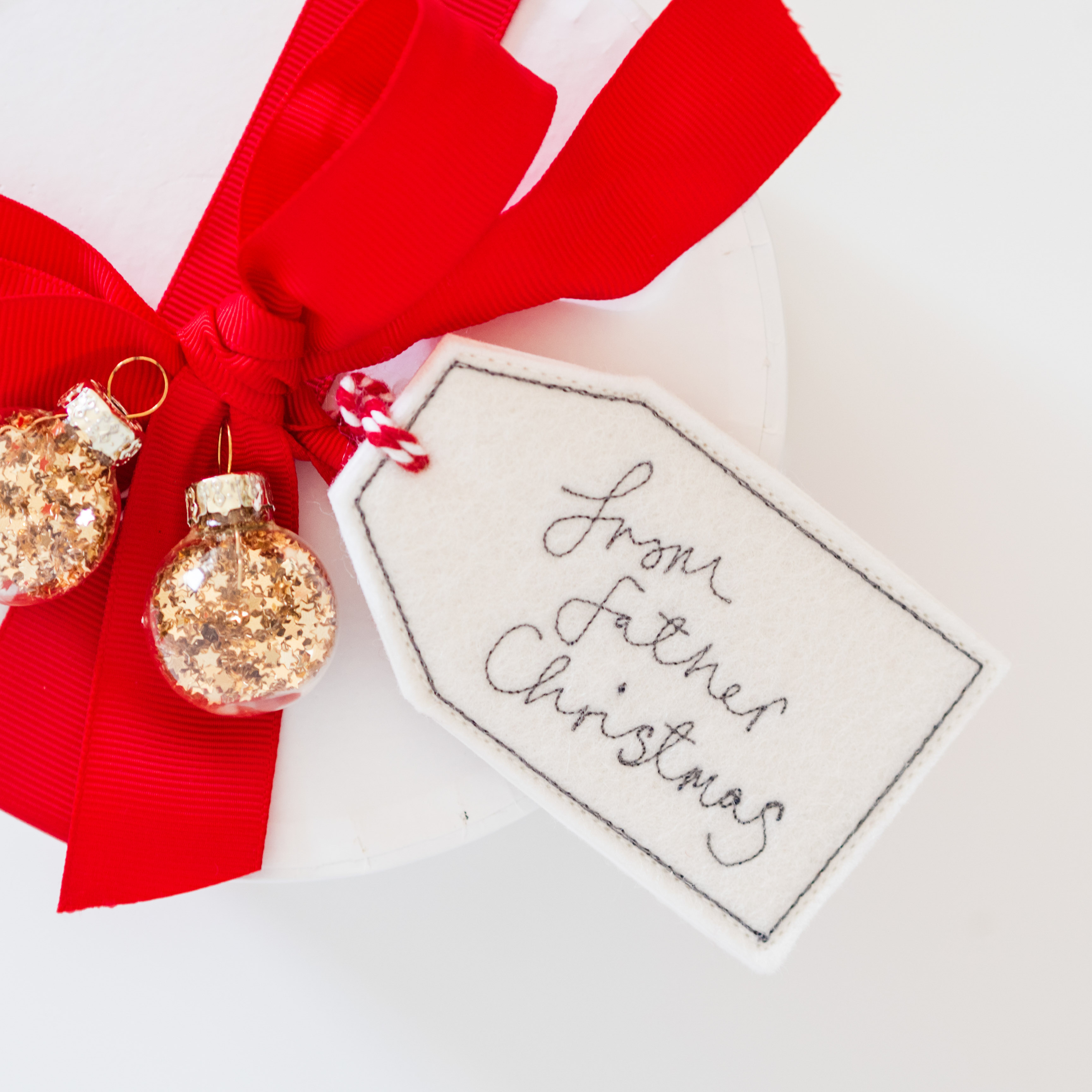 Large Embroidered Gift Tags