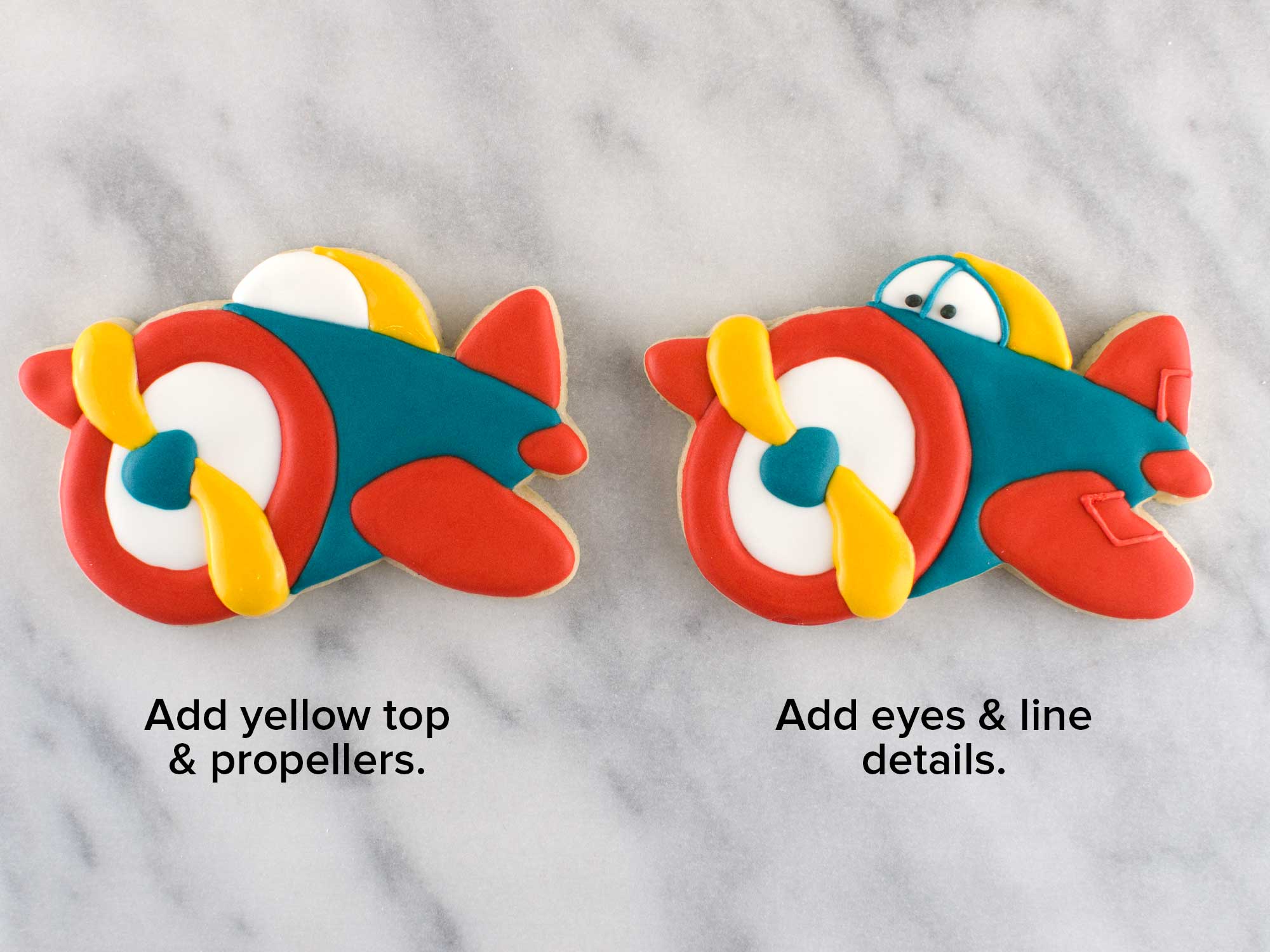 How to Make Cute Airplane Cookies