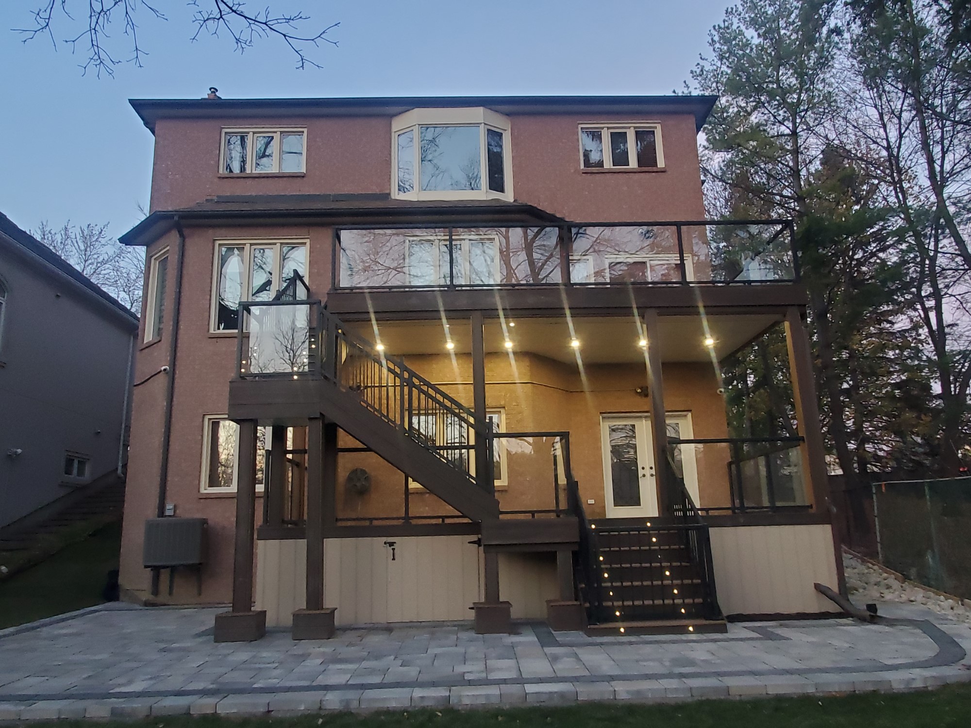 Mississauga Two Storey Deck Design & Build Project Otto Fence & Deck
