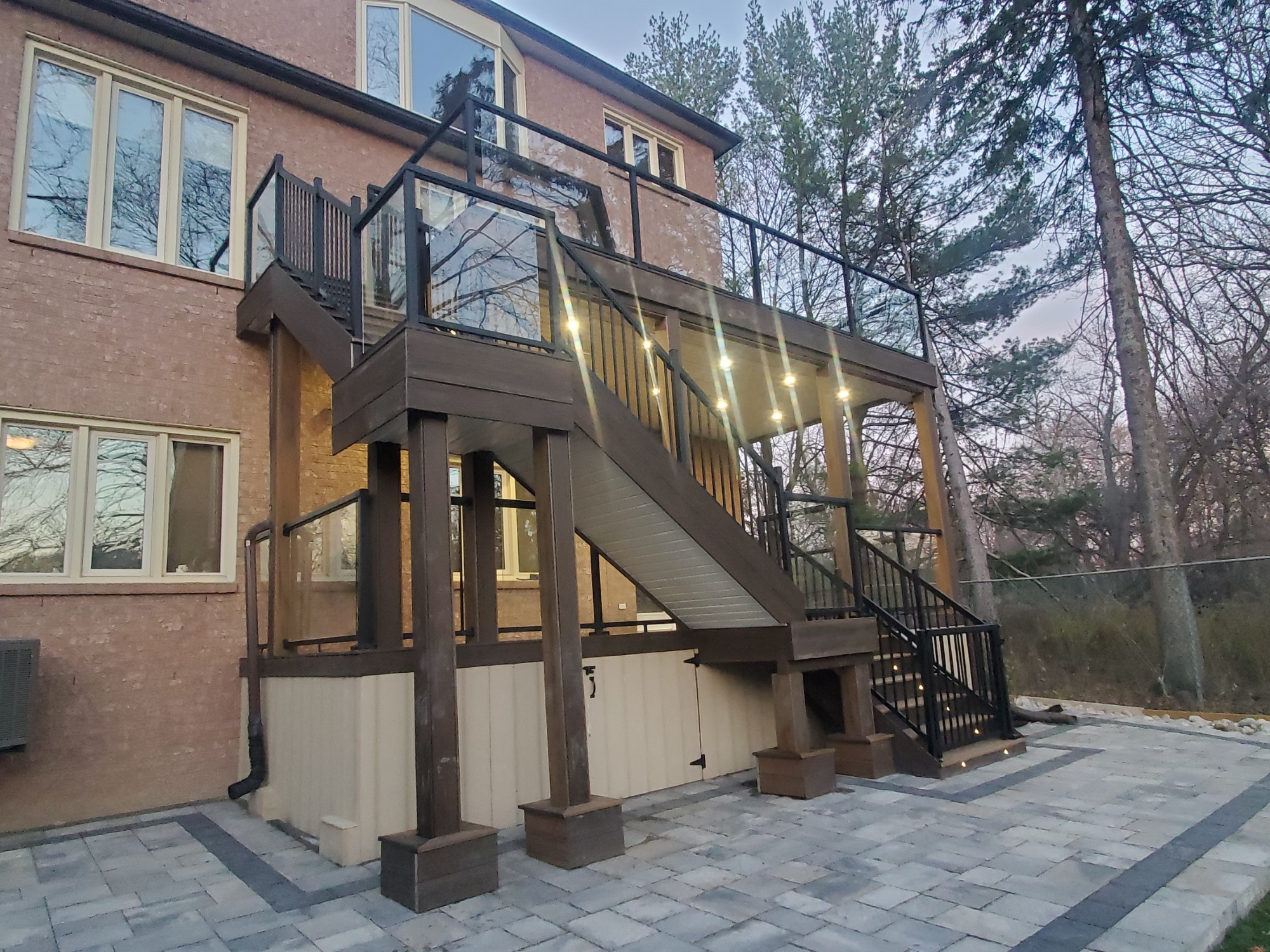 Mississauga Two Storey Deck Design & Build Project Otto Fence & Deck