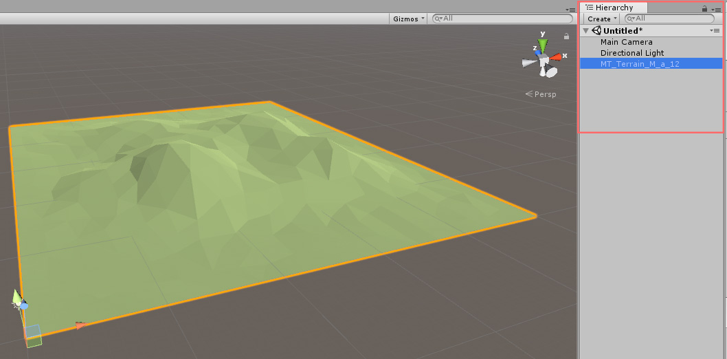 Convert Mesh to Unity Terrain