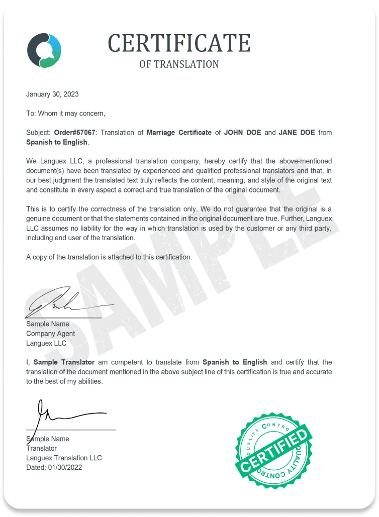 Certified Ukrainian to English Translation Services Languex