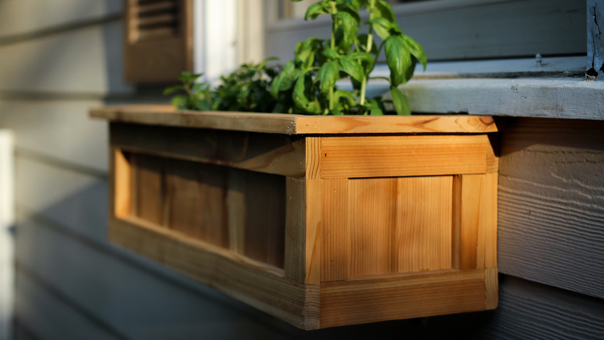 How to Make a Cedar Window Planter Box
