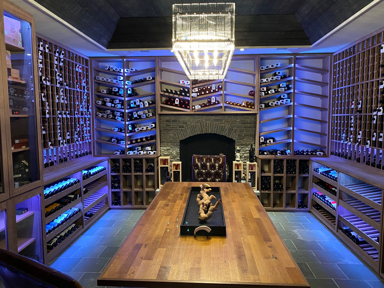 Lake Forest Illinois Wine Cellar Joseph & Curtis