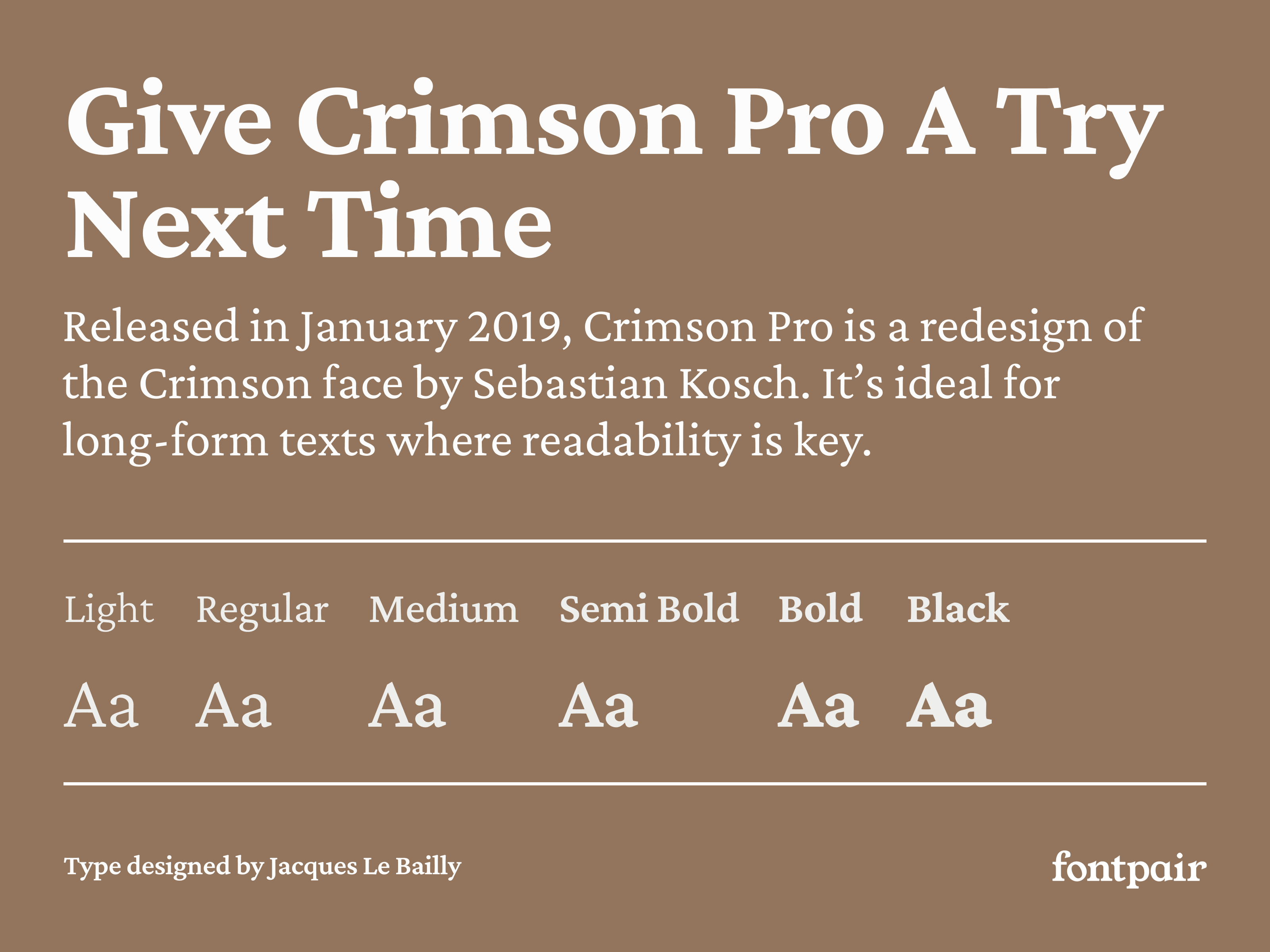 Crimson Pro Google Font Pairings, Combinations, & Similar Fonts