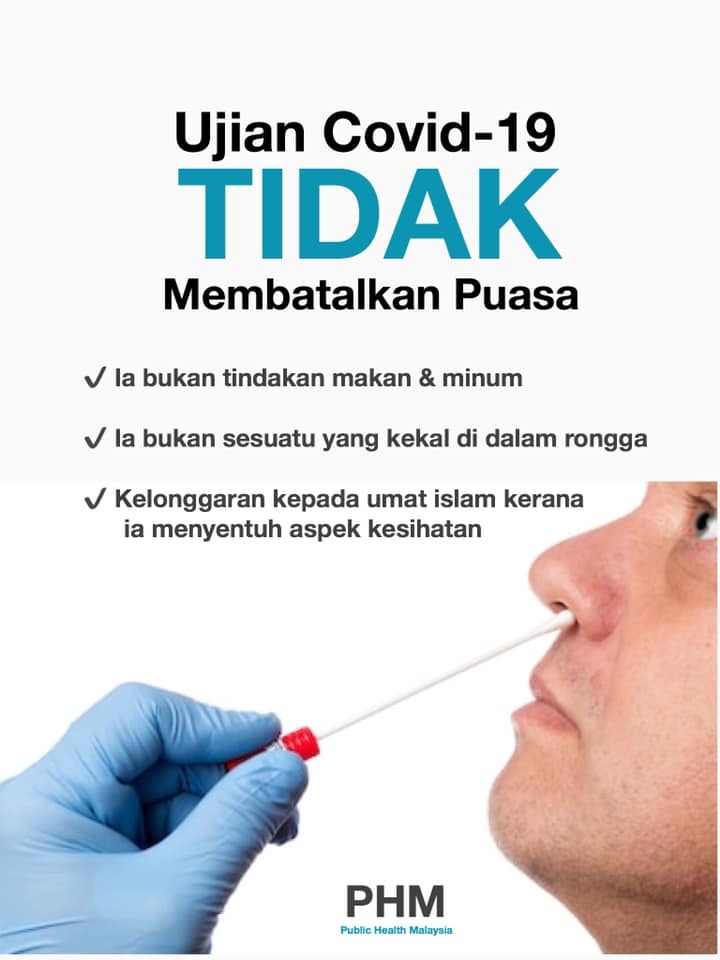 Ujian Saringan Covid19 Tidak Membatalkan Puasa Media