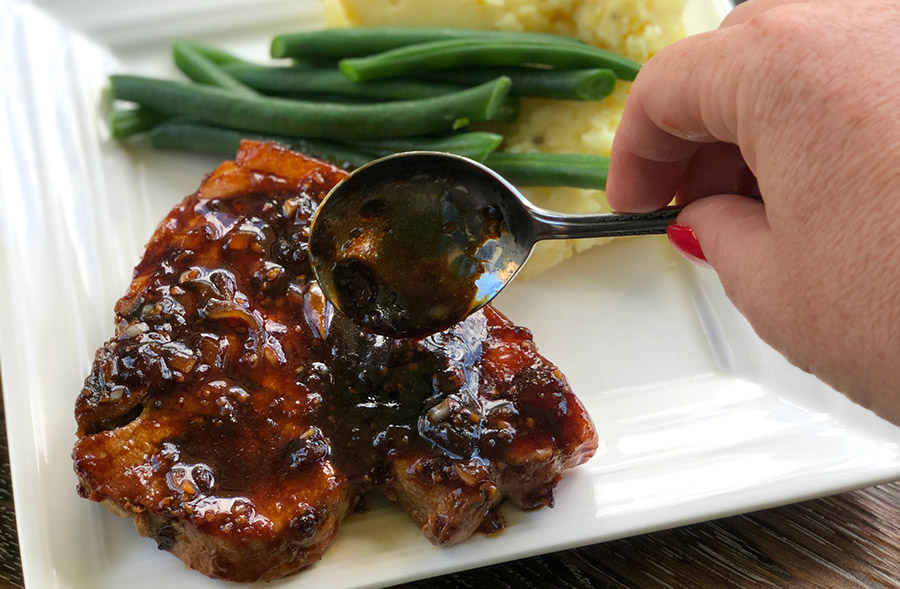 Perfect Apricot & Soy Glazed Pork Chops NZ Pork and Just a Mum