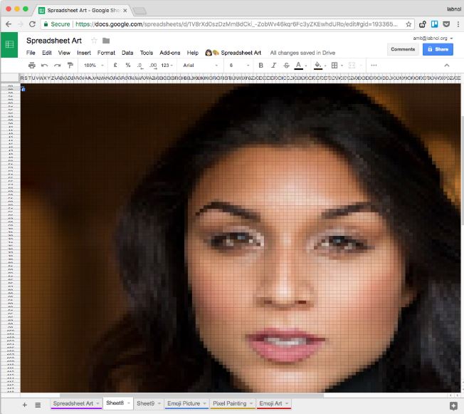How to Make Pixel Paintings with Google SpreadsheetsTeamApp Blog