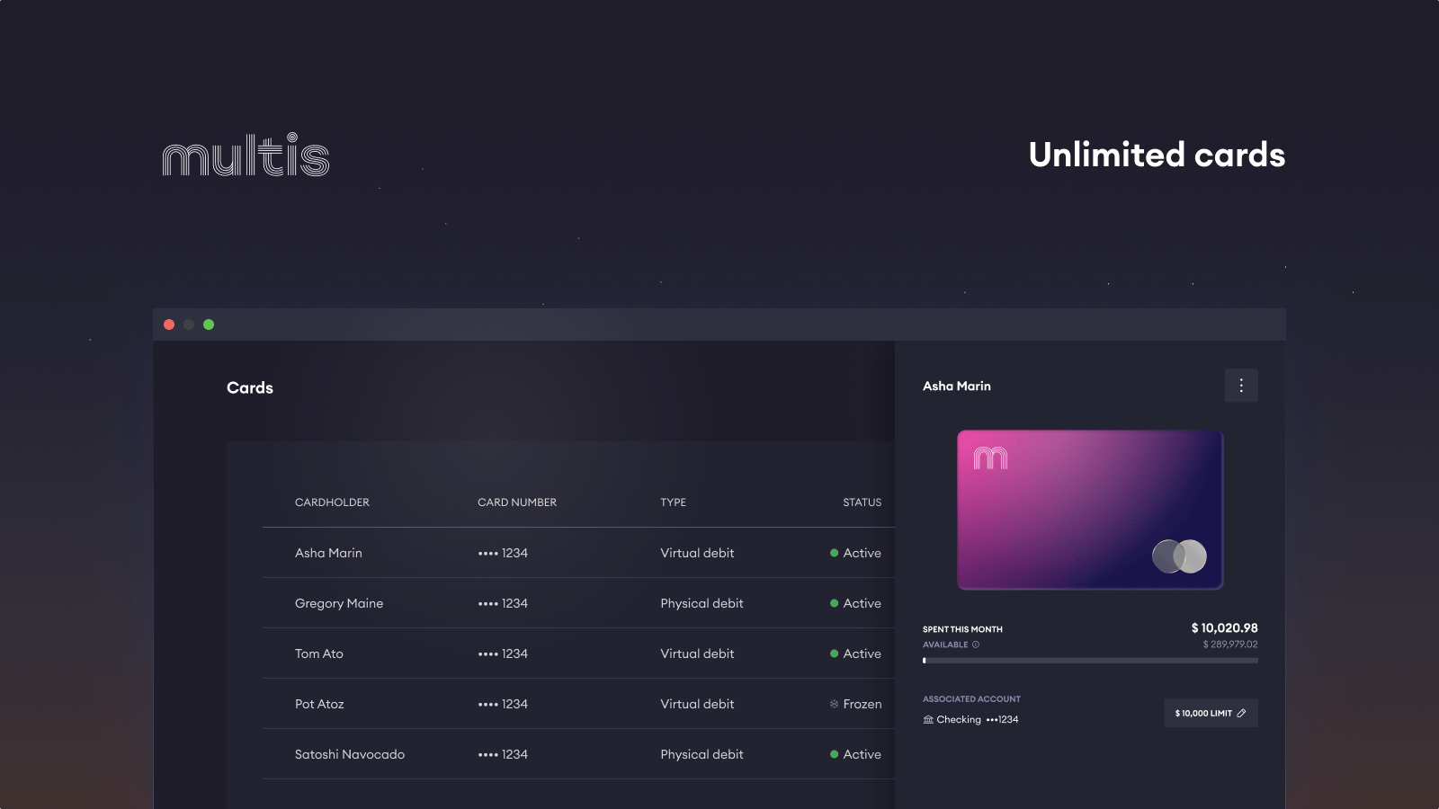 Multis Unlock your crypto treasury Introducing Multis Corporate Cards