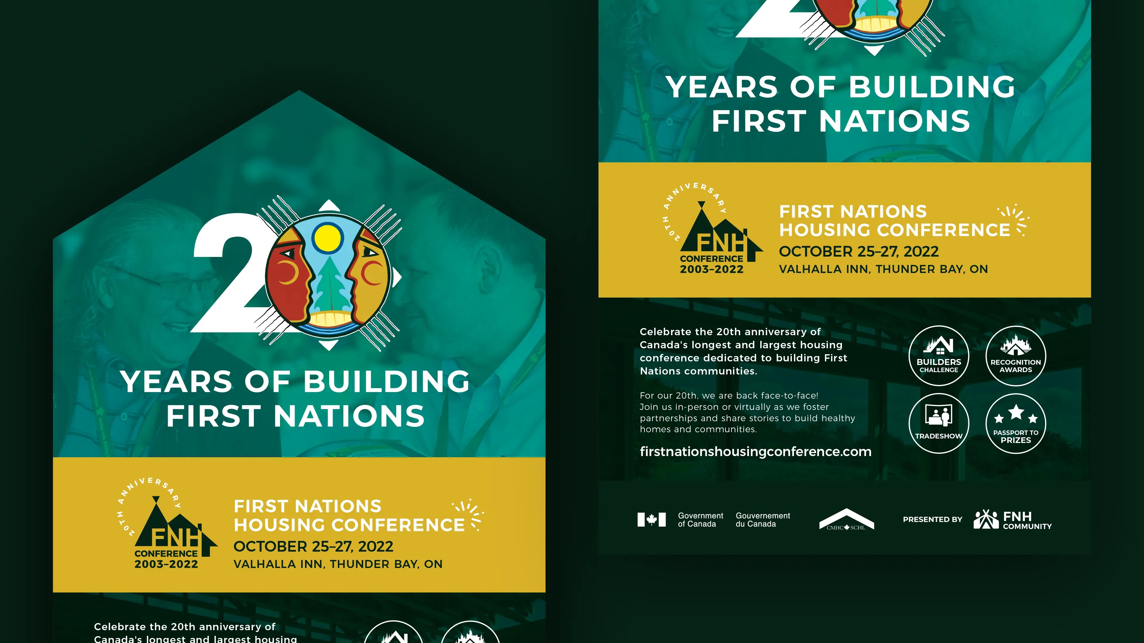 First Nations Housing Conference 2022 Branding Valerie Giffin RGD
