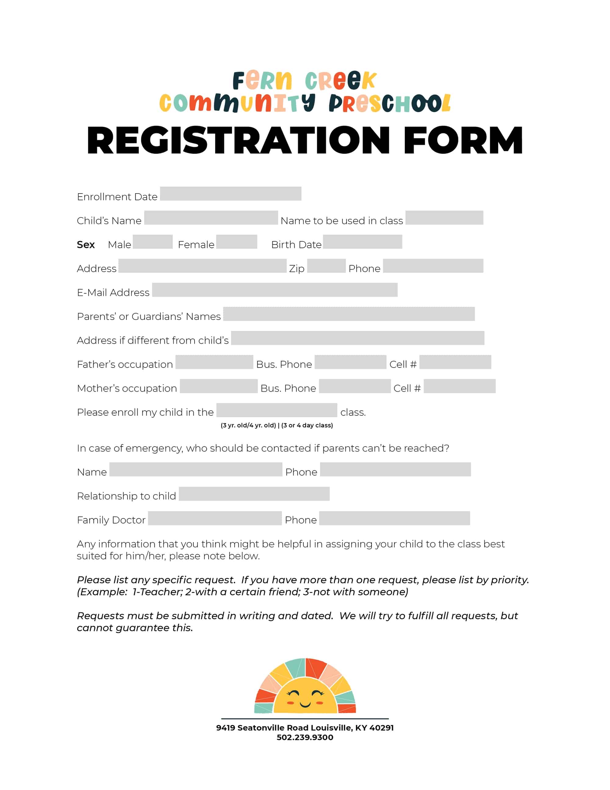 Mother Day Events 2023 Louisville Ky Preschool Louisville Ky Fern Creek Community Preschool