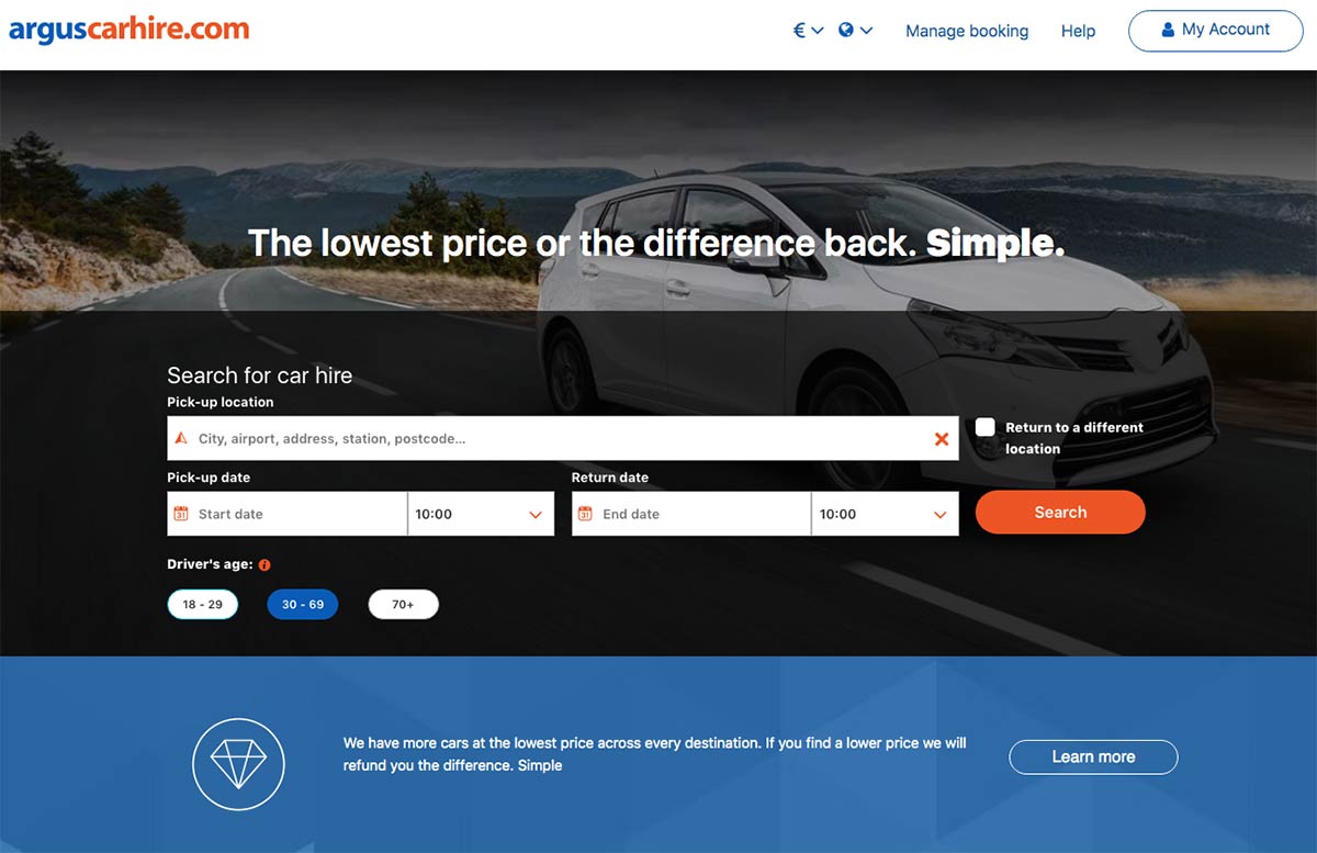 Detailed Argus Car Hire Review by Best10Scout