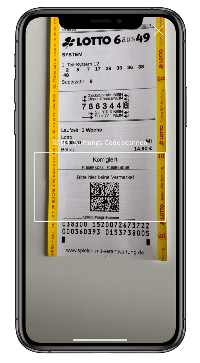 Lotto Scanner Der Einstieg in die digitale Lottowelt!