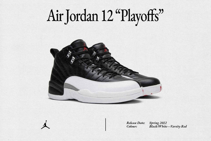 The Air Jordan 12 "Playoffs" Returns In Spring 2022 The Air Jordan 12 "Playoffs" Returns In Spring 2022