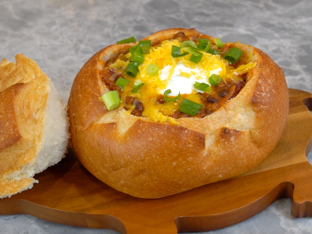 Chili Bread Bowl