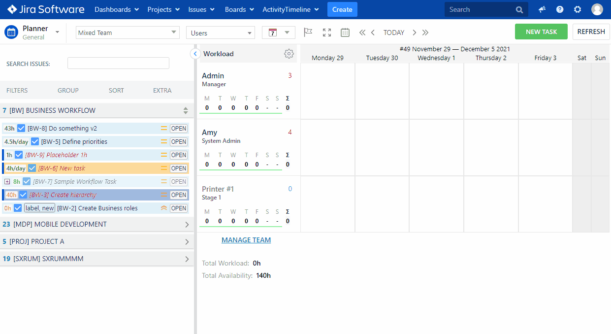 How to setup Start / End Date custom fields for Jira issues