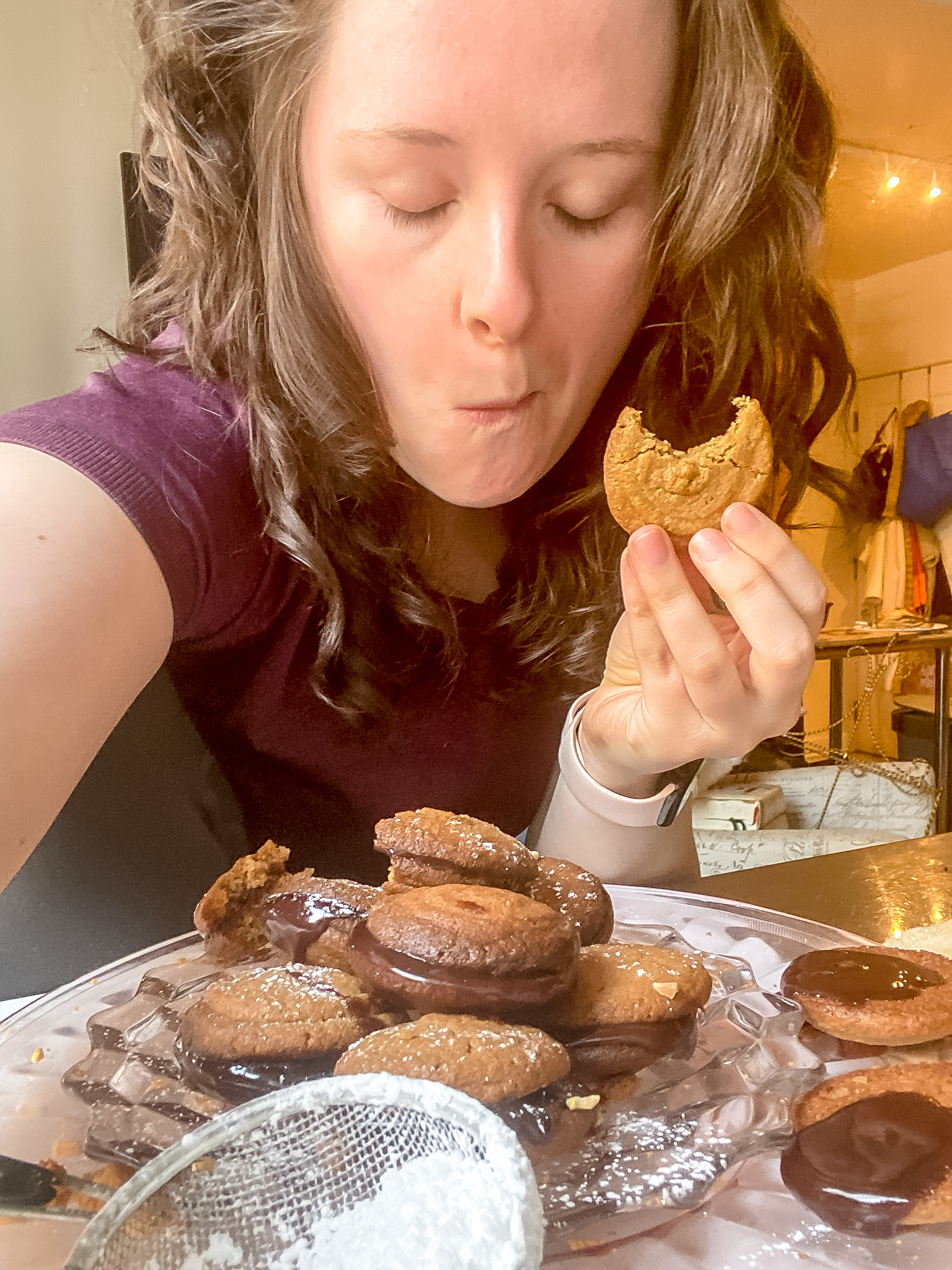 Gluten Free Peanut Butter Sandwich Cookies
