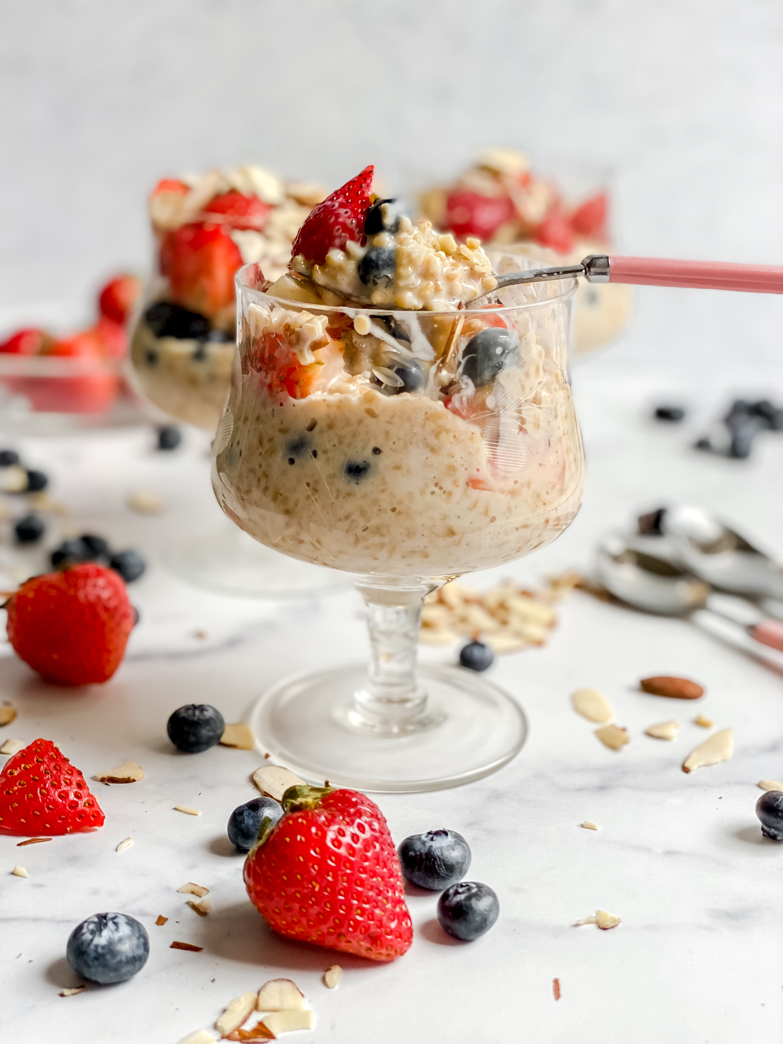 Steel Cut Oats With Brown Sugar and Berries