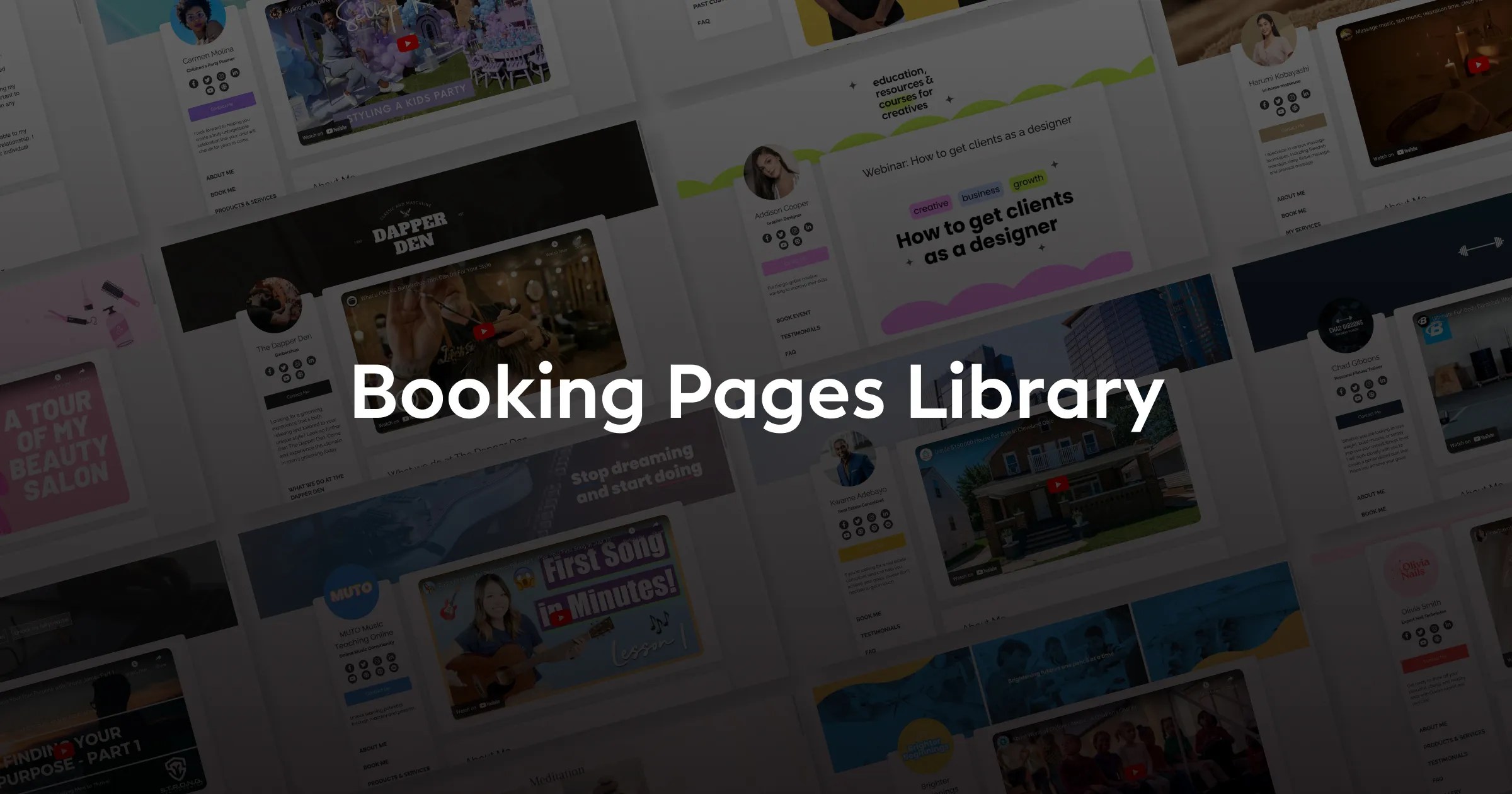 Booking Pages Library Book Like A Boss