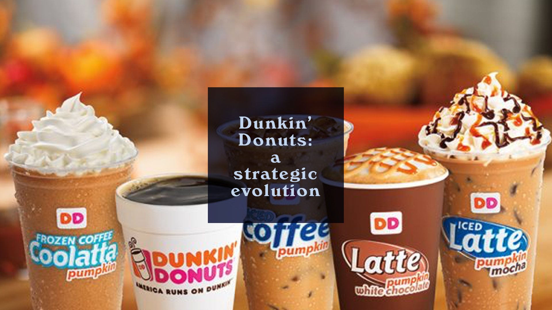Dunkin' Donuts A Strategic Evolution