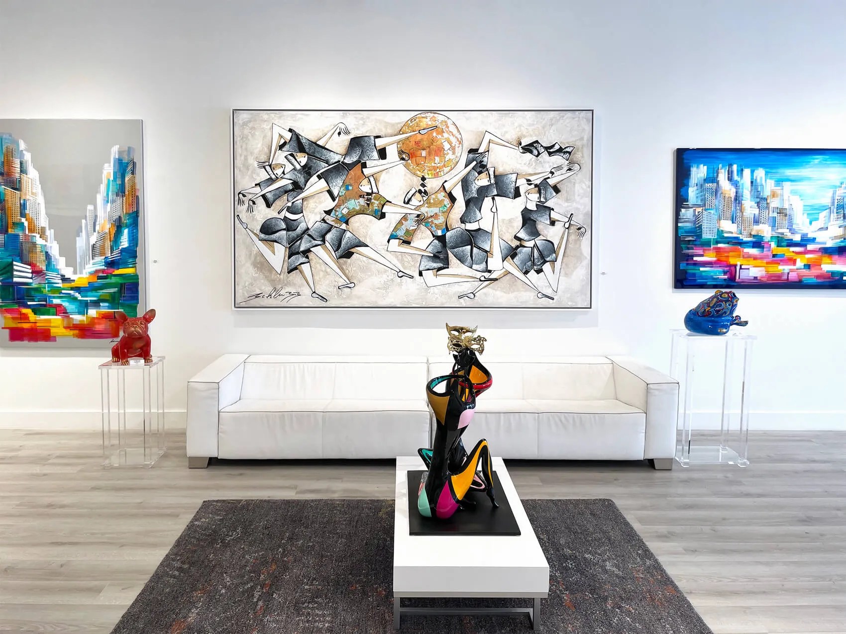 Blue Gallery Artists Galleries of Modern Art, Abstract Painting