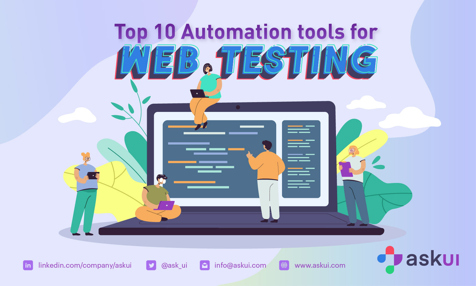 Top 10 Automation Tools for  Testing