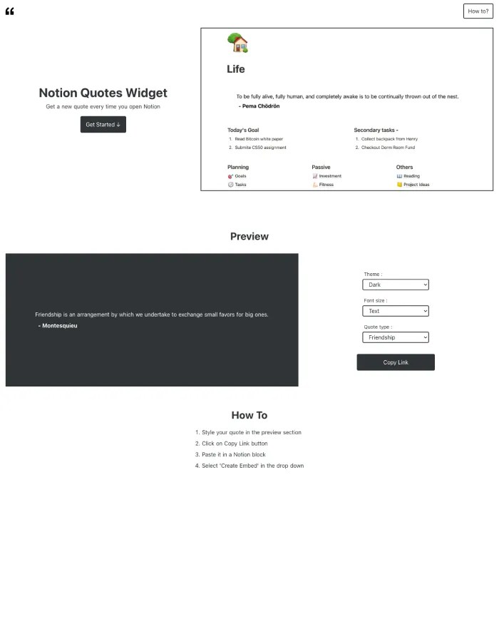 WidgetBox Notion App