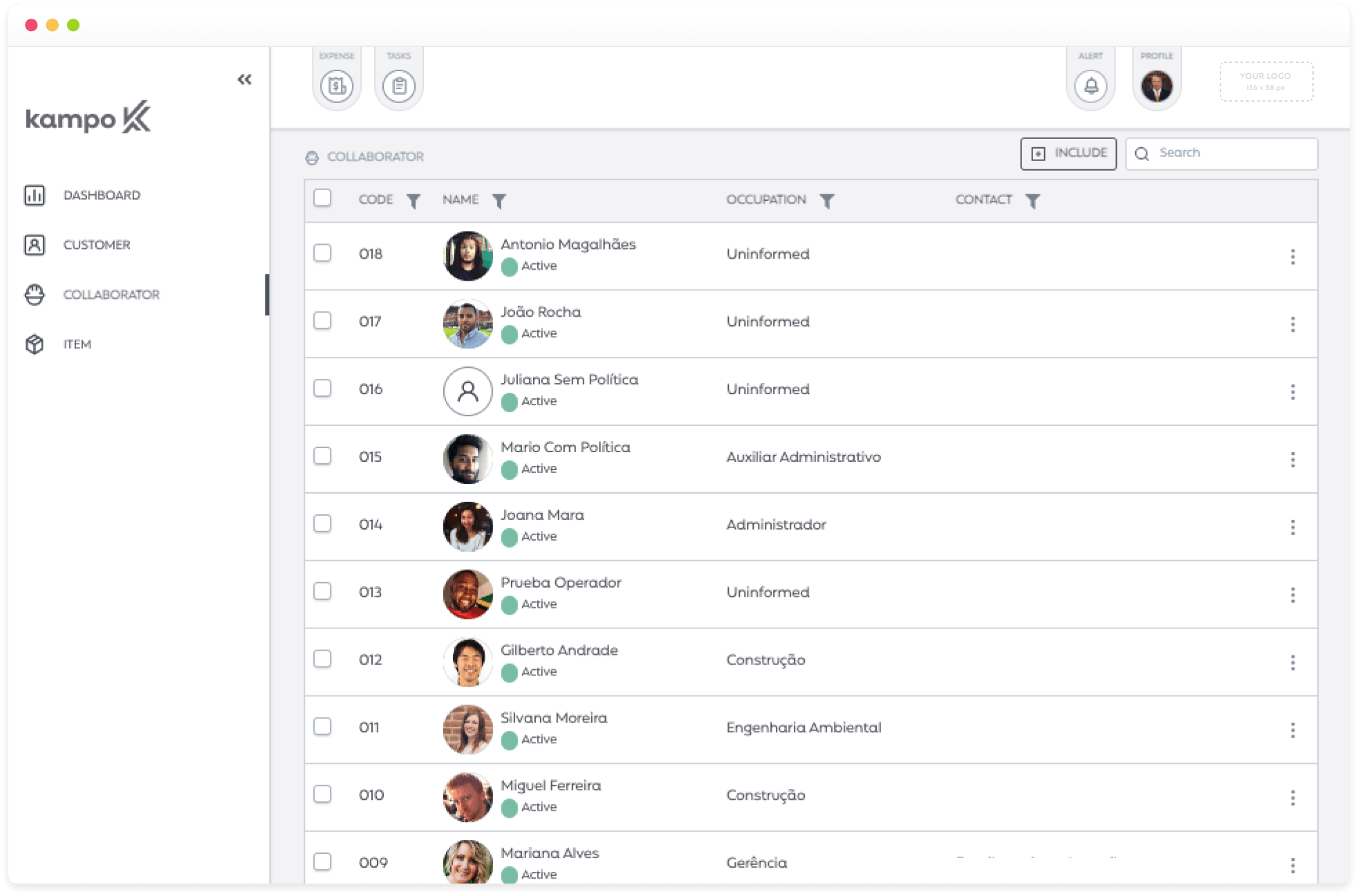 Kampo Gestiona tu equipo en terreno de punta a punta