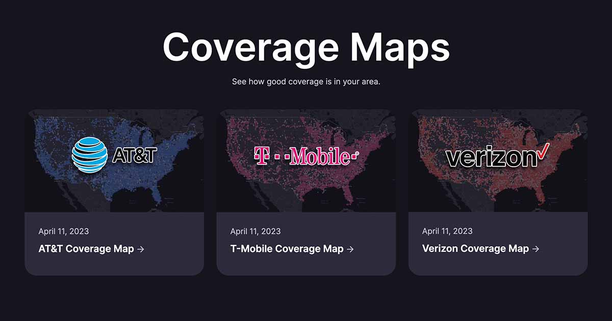 Coverage Maps