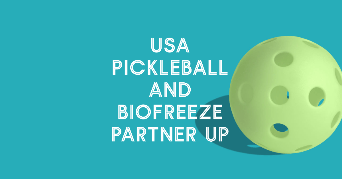USA Pickleball Announces MultiYear Partnership with Biofreeze The