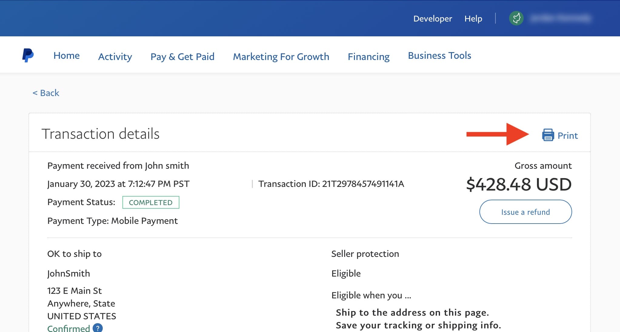 How to Print a Receipt from PayPal Step by Step Guide