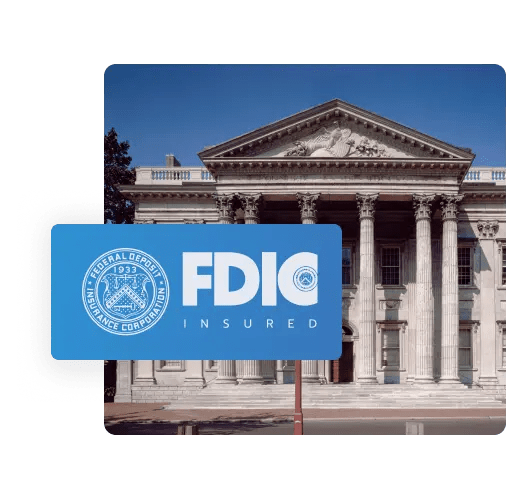 FDIC insured upto 250000