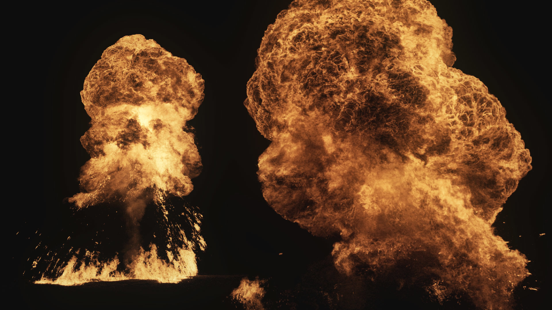 Gas Explosions Vol. 1 Stock Footage Collection ActionVFX