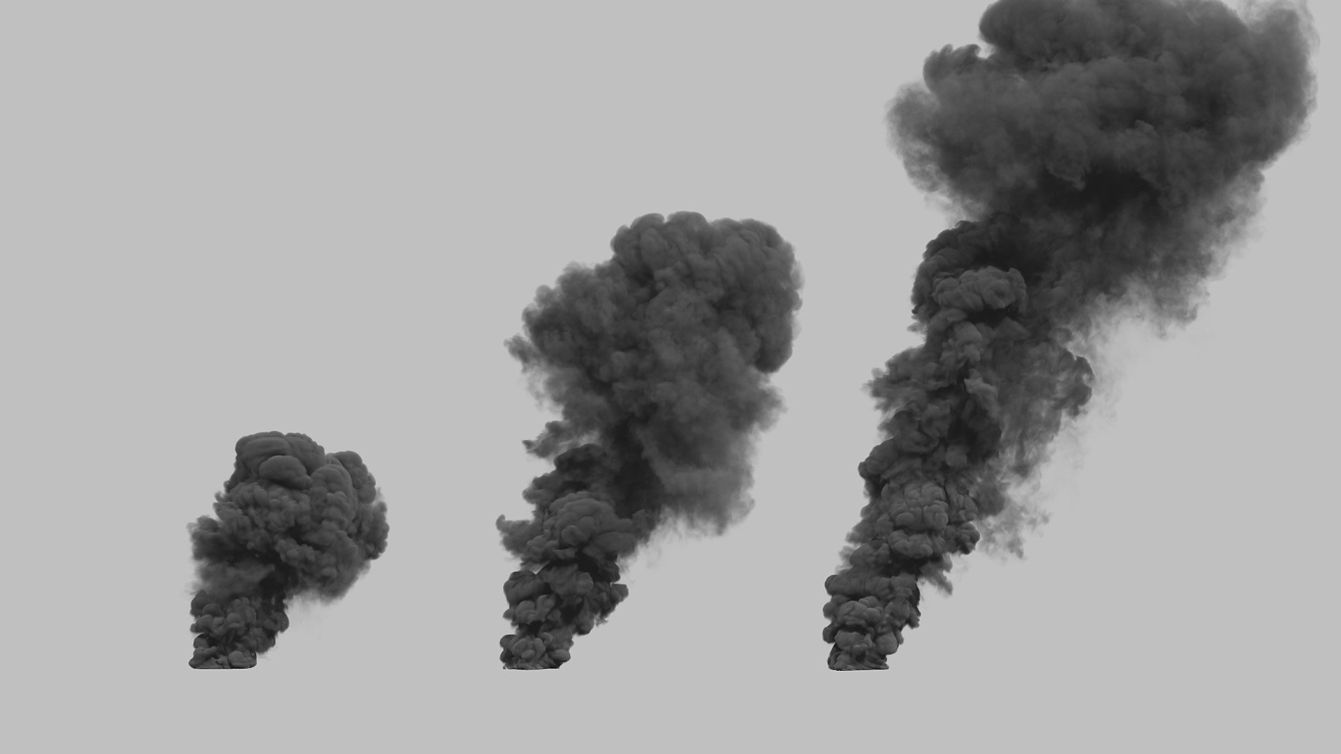 Large Scale Smoke Plumes Vol. 1 Stock Footage Collection ActionVFX
